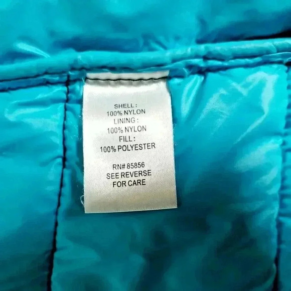 Gander Mountain Guide Series Women Nylon puffer Vest black blue Medium packable - Picture 4 of 8